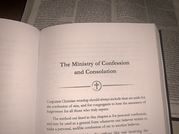 A Book of Prayer for Baptists open to The Ministry of Confession and Consolation