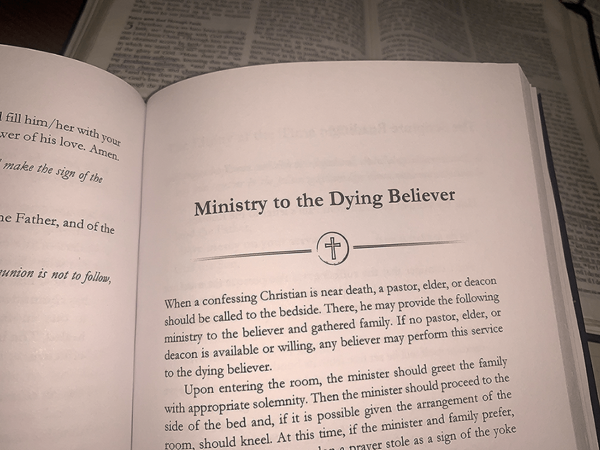 A Book of Prayer for Baptists open to Ministry to the Dying Believer