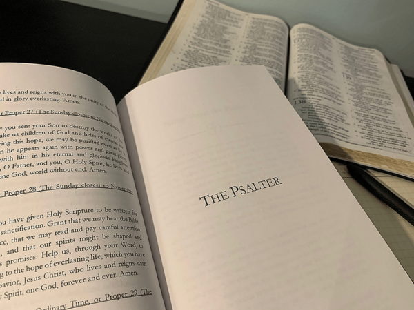A Book of Prayer for Baptists open to The Psalter
