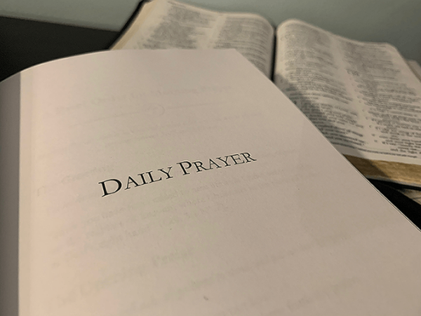 open bible A Book of Prayer for Baptists open to Daily Prayer